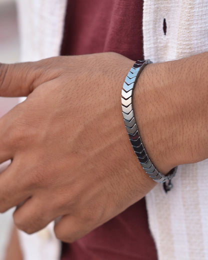 Monochrome Elegance Bracelet