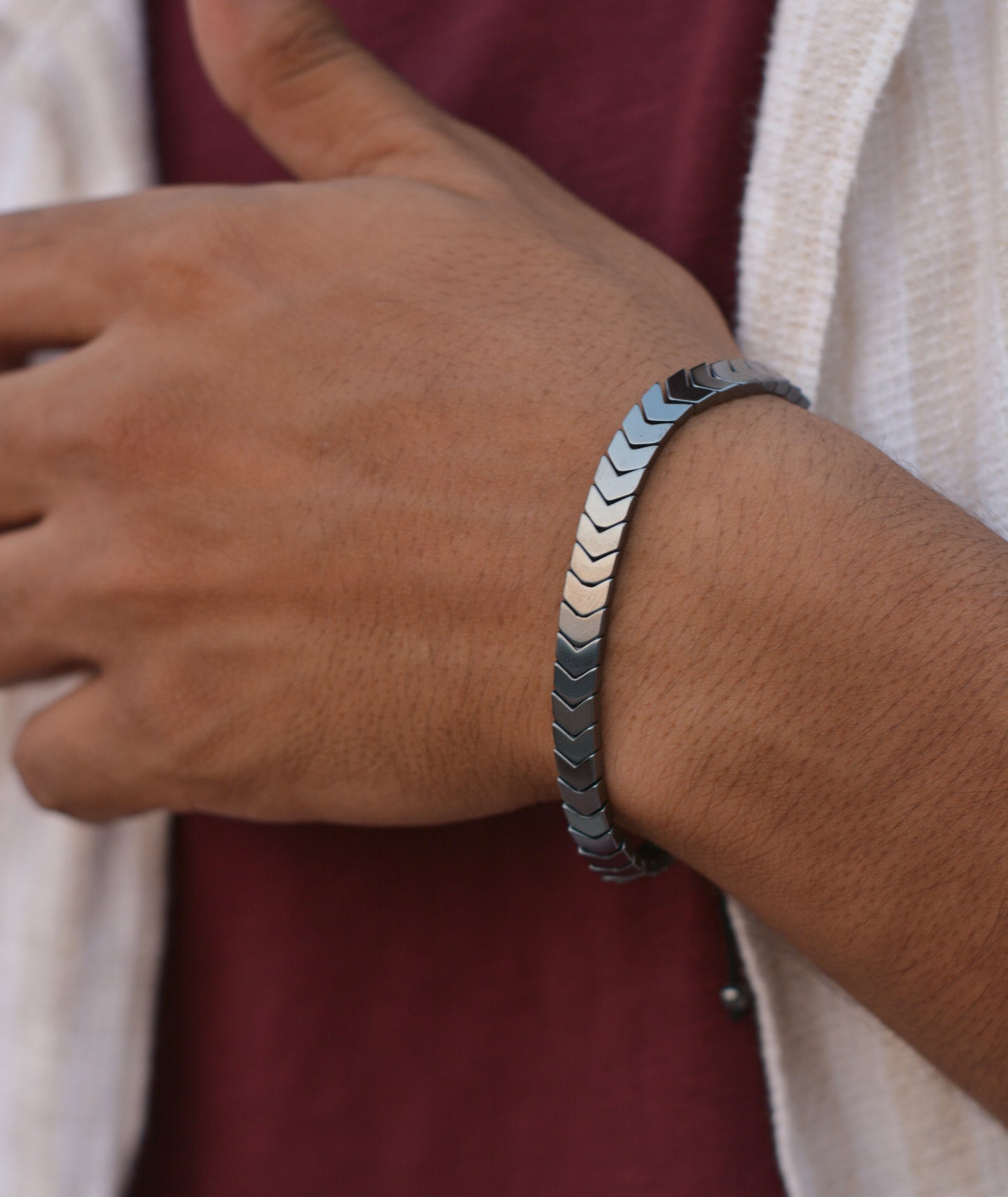 Monochrome Elegance Bracelet