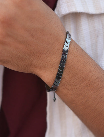 Monochrome Elegance Bracelet