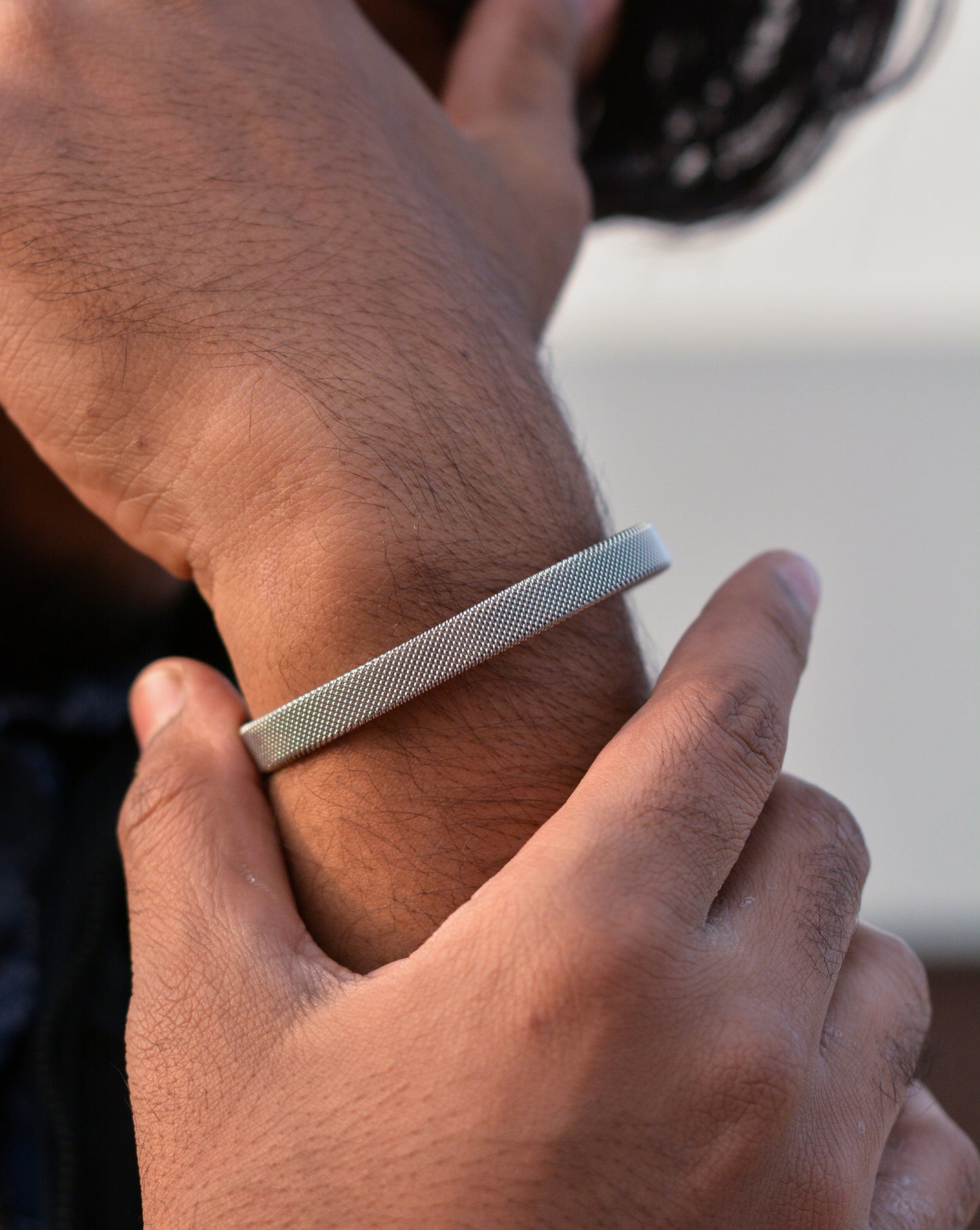 Silver Mesh Bracelet