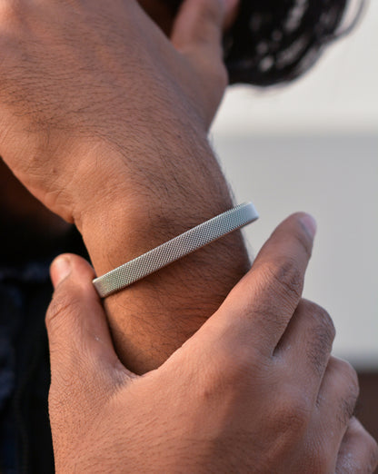 Silver Mesh Bracelet
