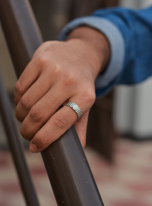 Braided Elegance Ring