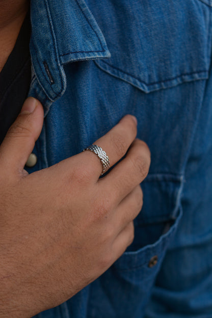 Braided Elegance Ring