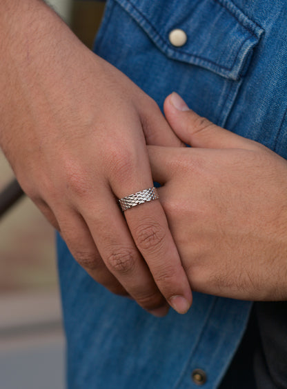 Braided Elegance Ring