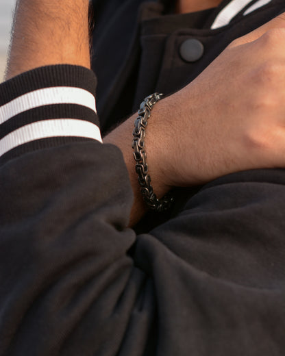 Double Link Retro Chain Bracelet