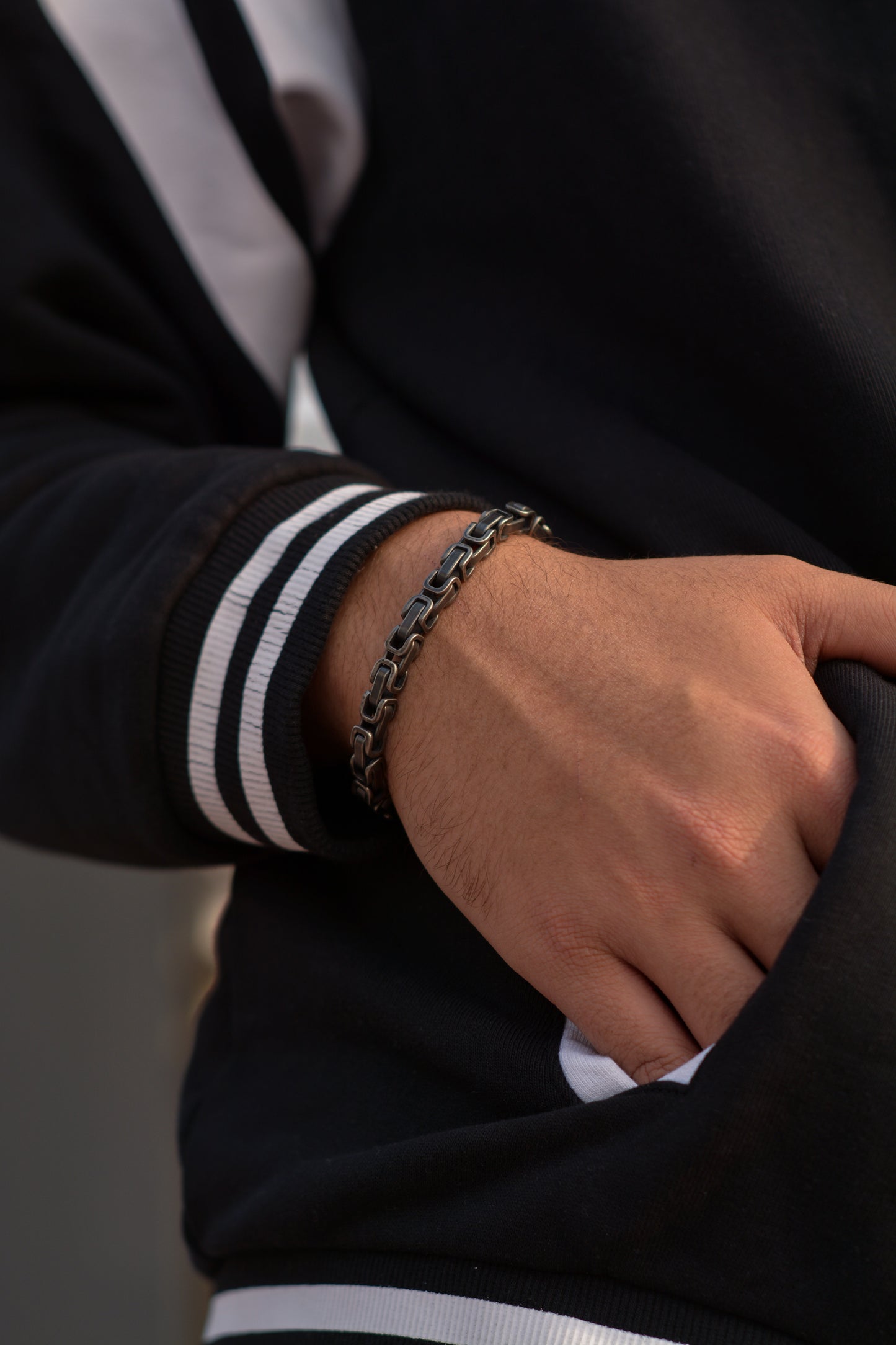 Double Link Retro Chain Bracelet