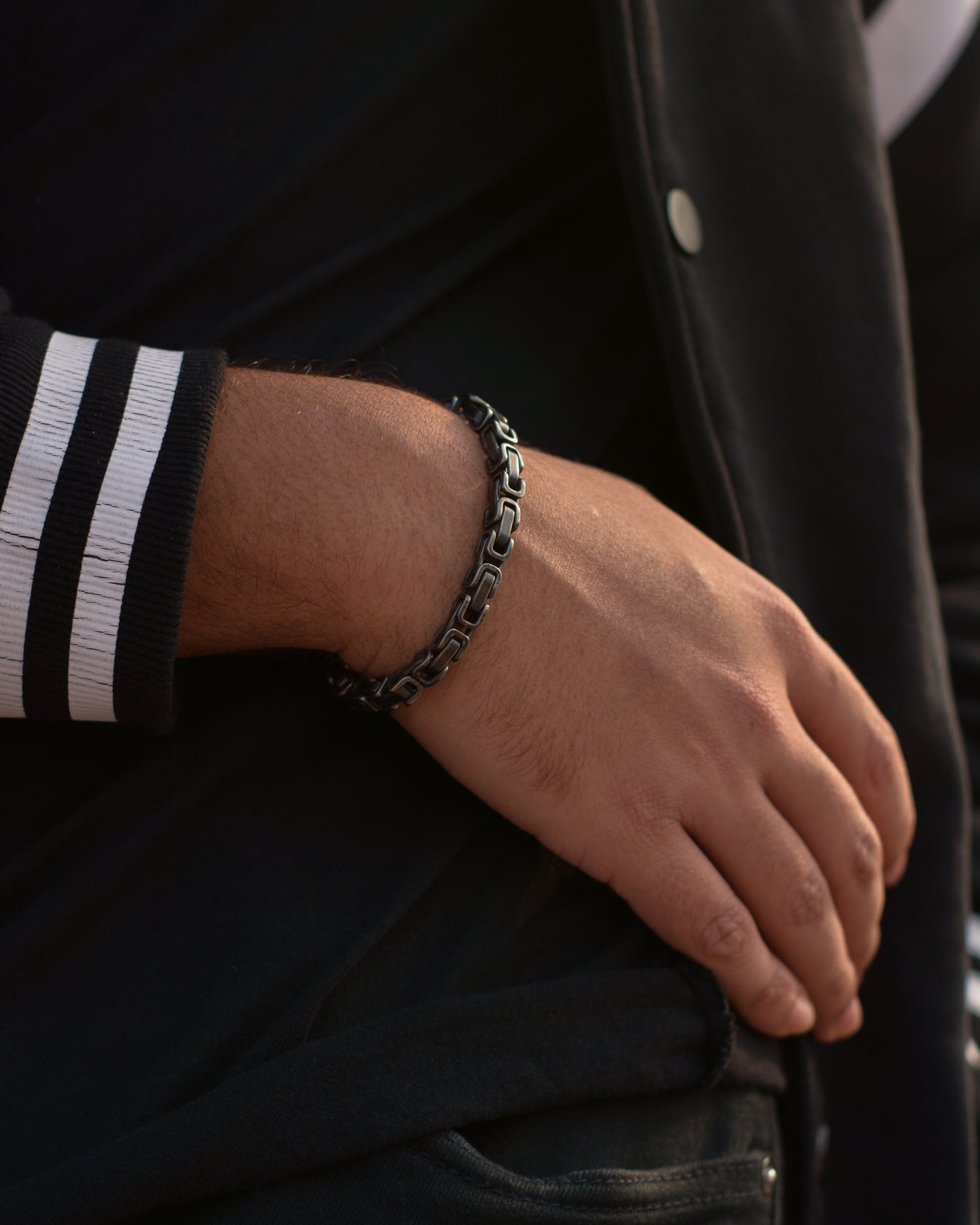 Double Link Retro Chain Bracelet