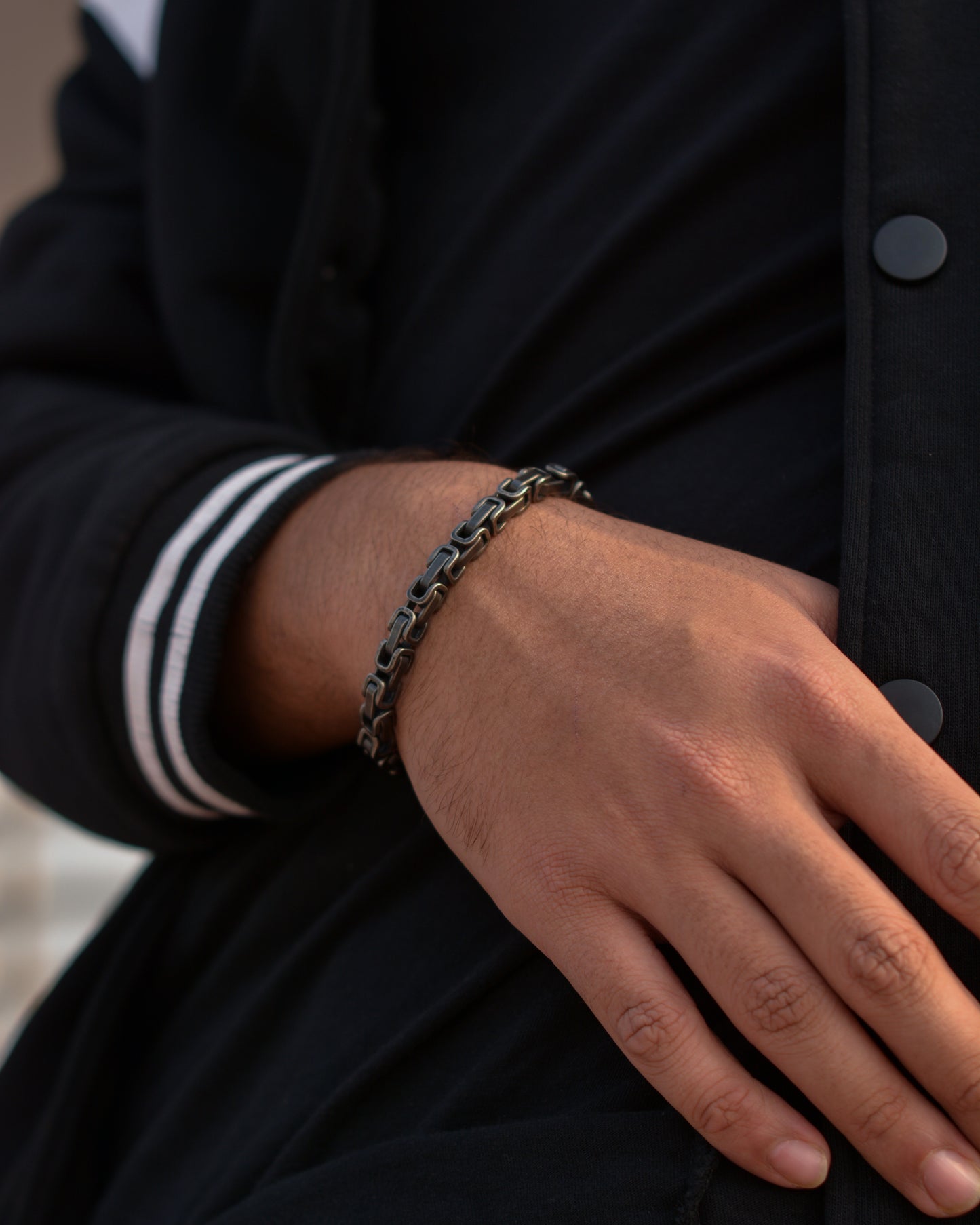 Double Link Retro Chain Bracelet