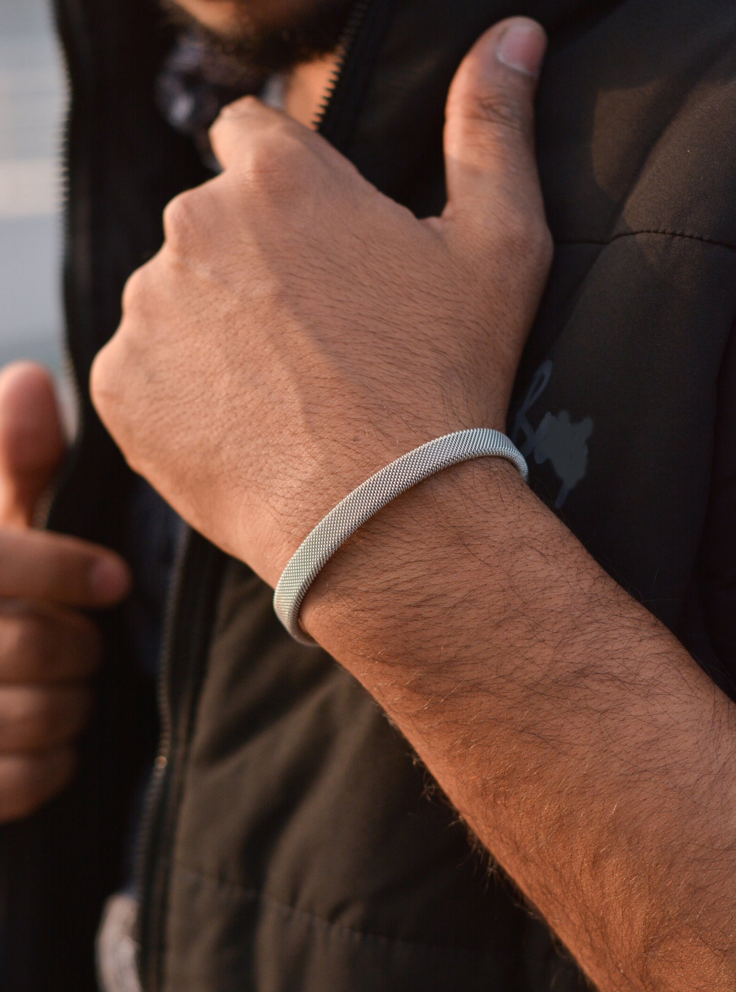 Silver Mesh Bracelet