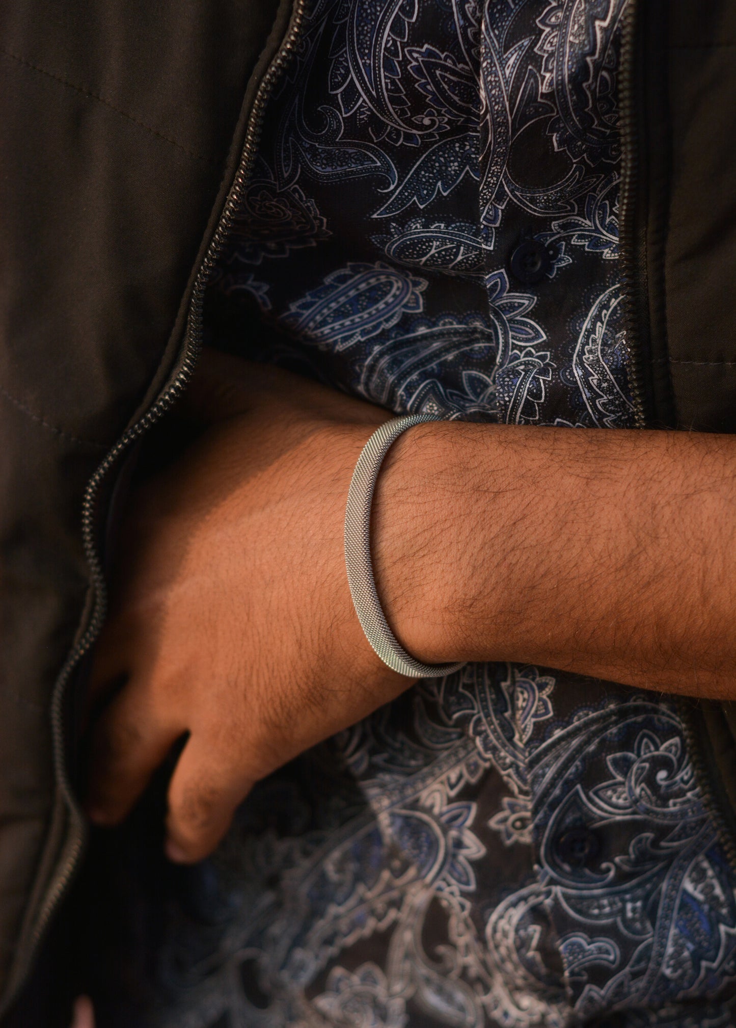 Silver Mesh Bracelet