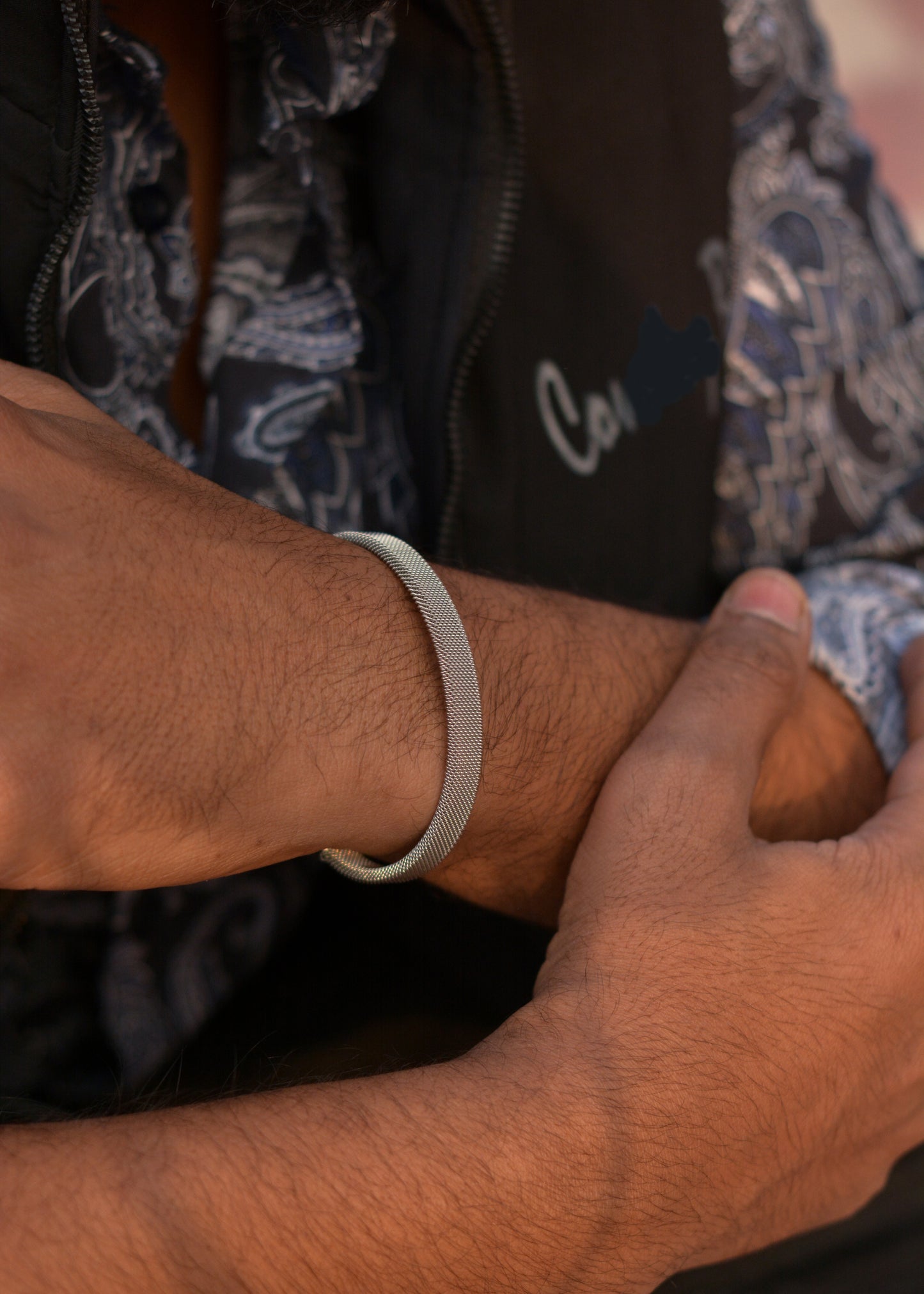 Silver Mesh Bracelet