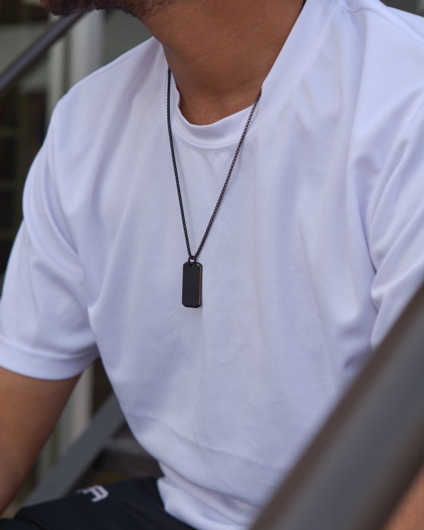 Midnight Black Dog Tag