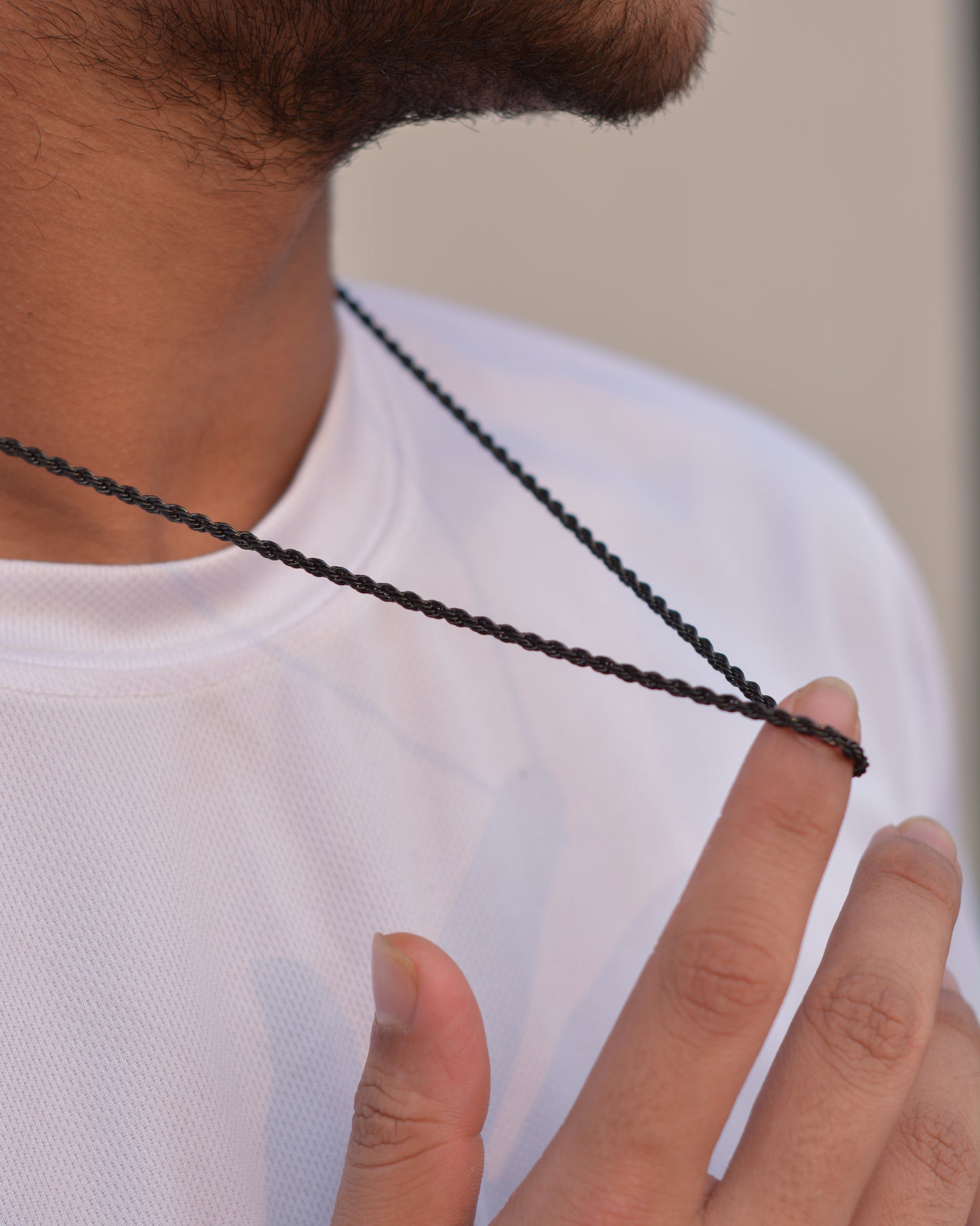 Black Rope Chain