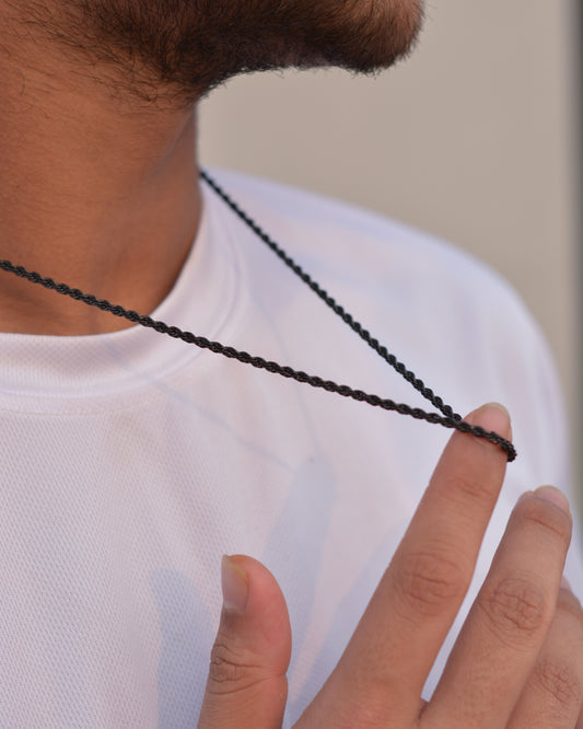 Black Rope Chain