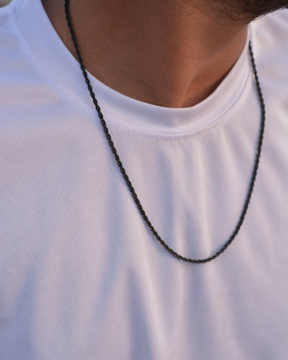 Black Rope Chain