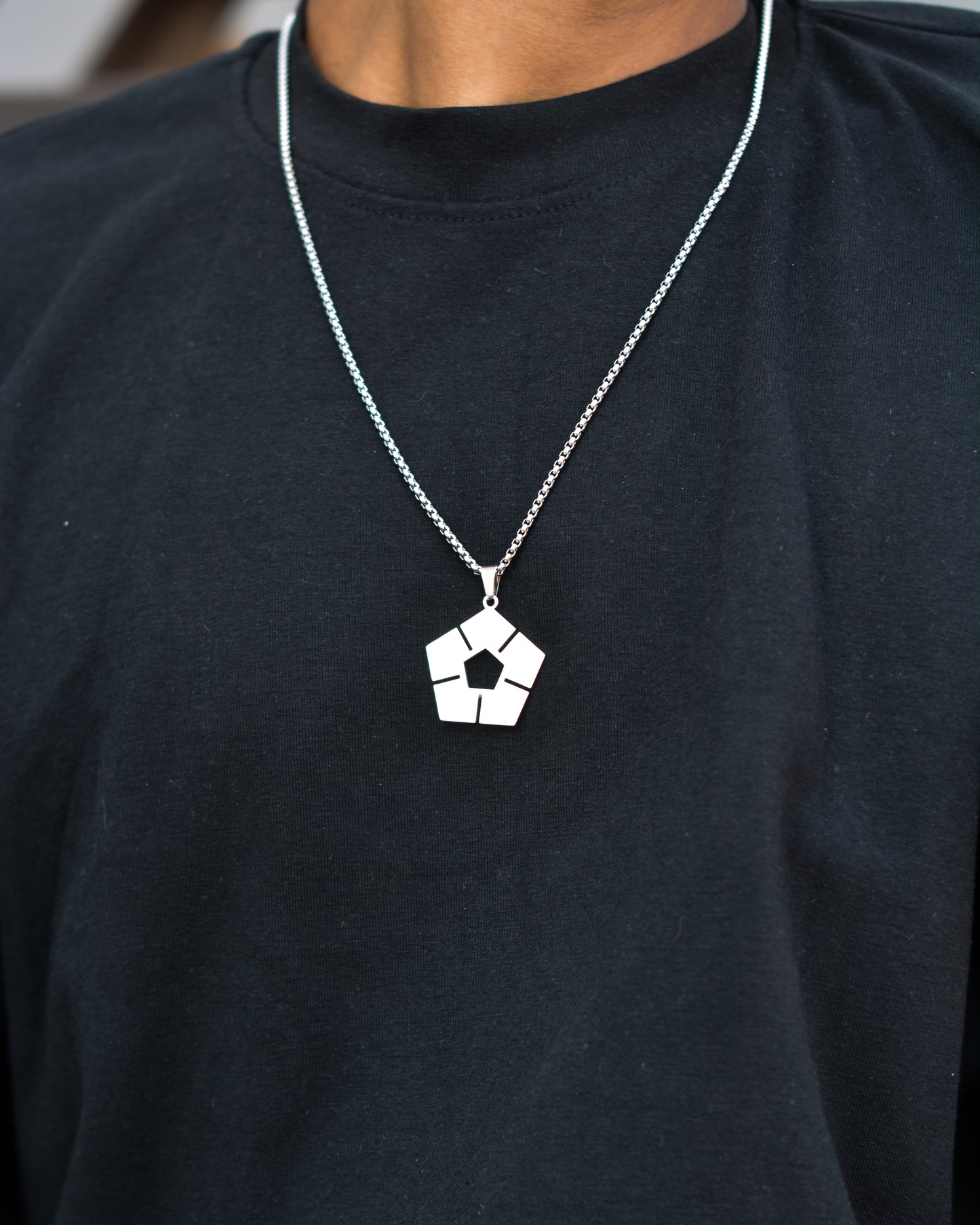 Pentagon Pulse Necklace