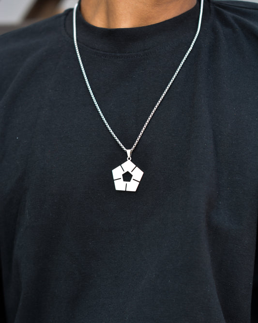 Pentagon Pulse Necklace