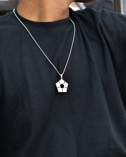 Pentagon Pulse Necklace