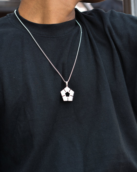 Pentagon Pulse Necklace