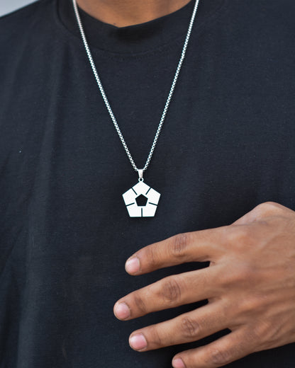 Pentagon Pulse Necklace