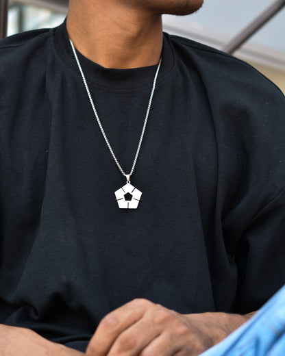 Pentagon Pulse Necklace