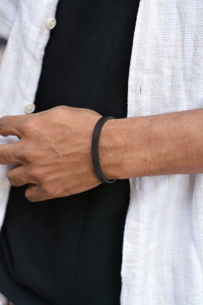 Black Mesh Bracelet
