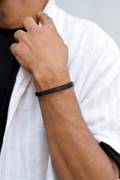 Black Mesh Bracelet