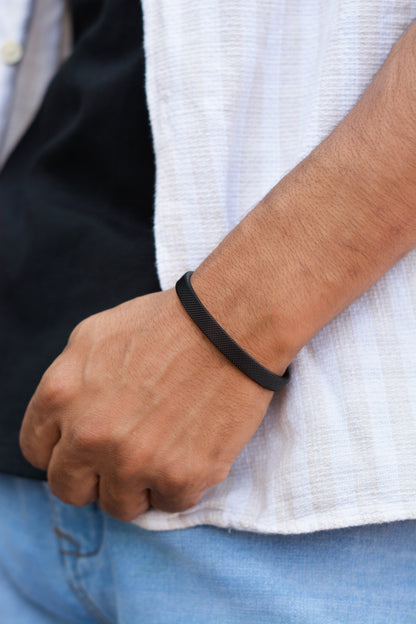 Black Mesh Bracelet