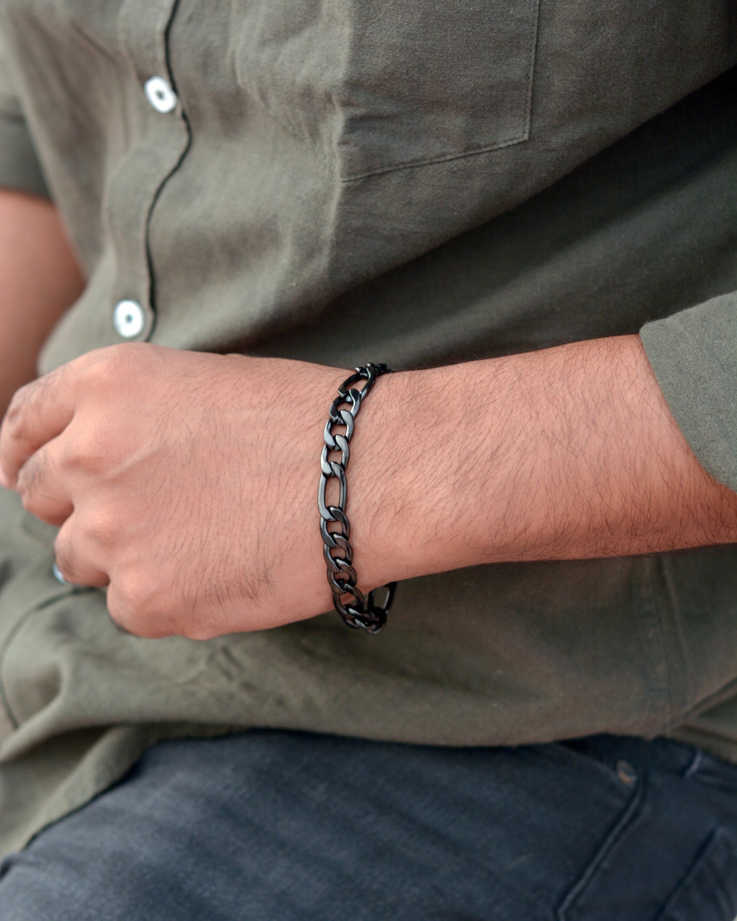 Black Link Bracelet