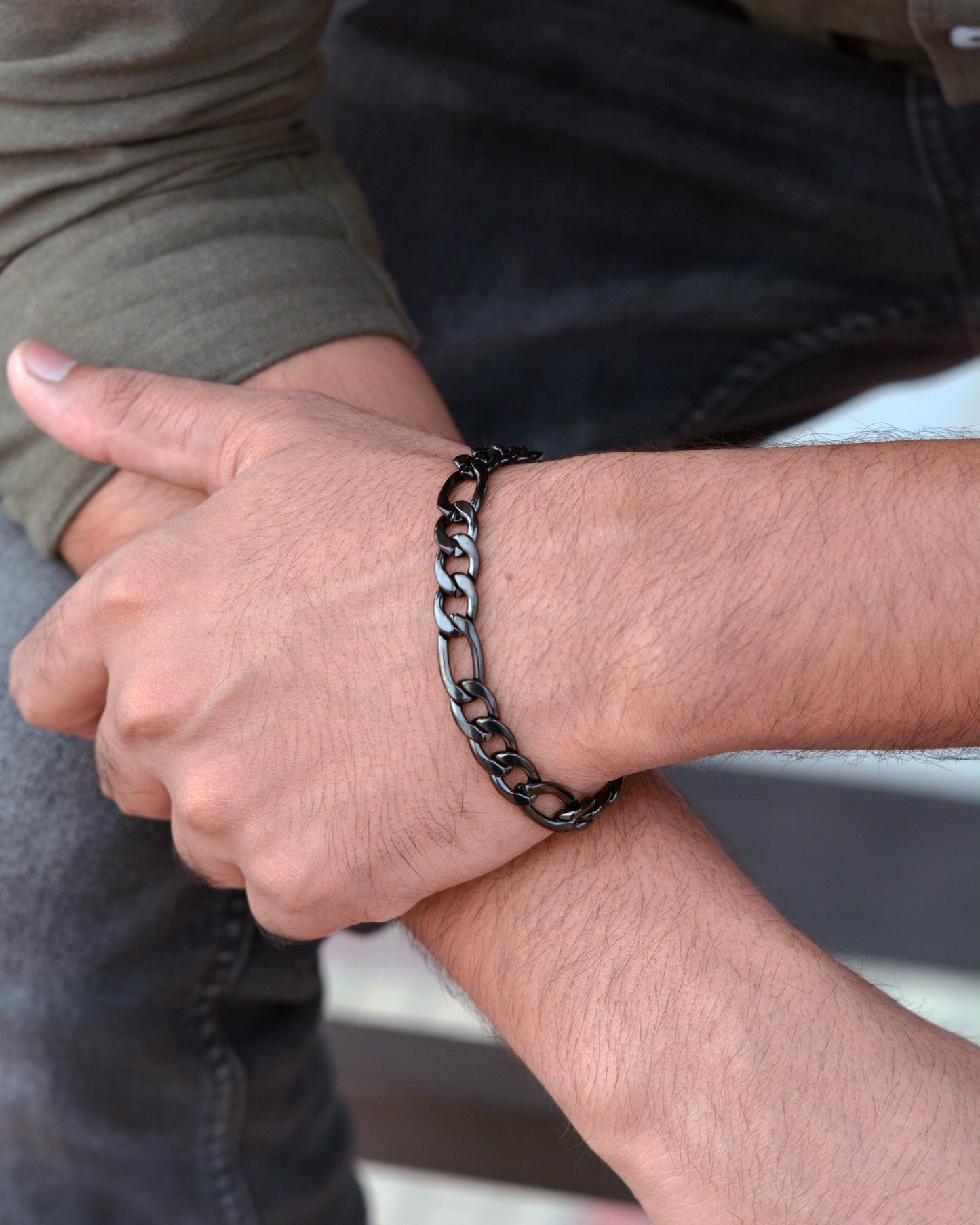 Black Link Bracelet