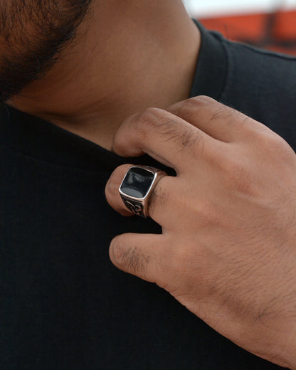 Obsidian Sovereign Ring