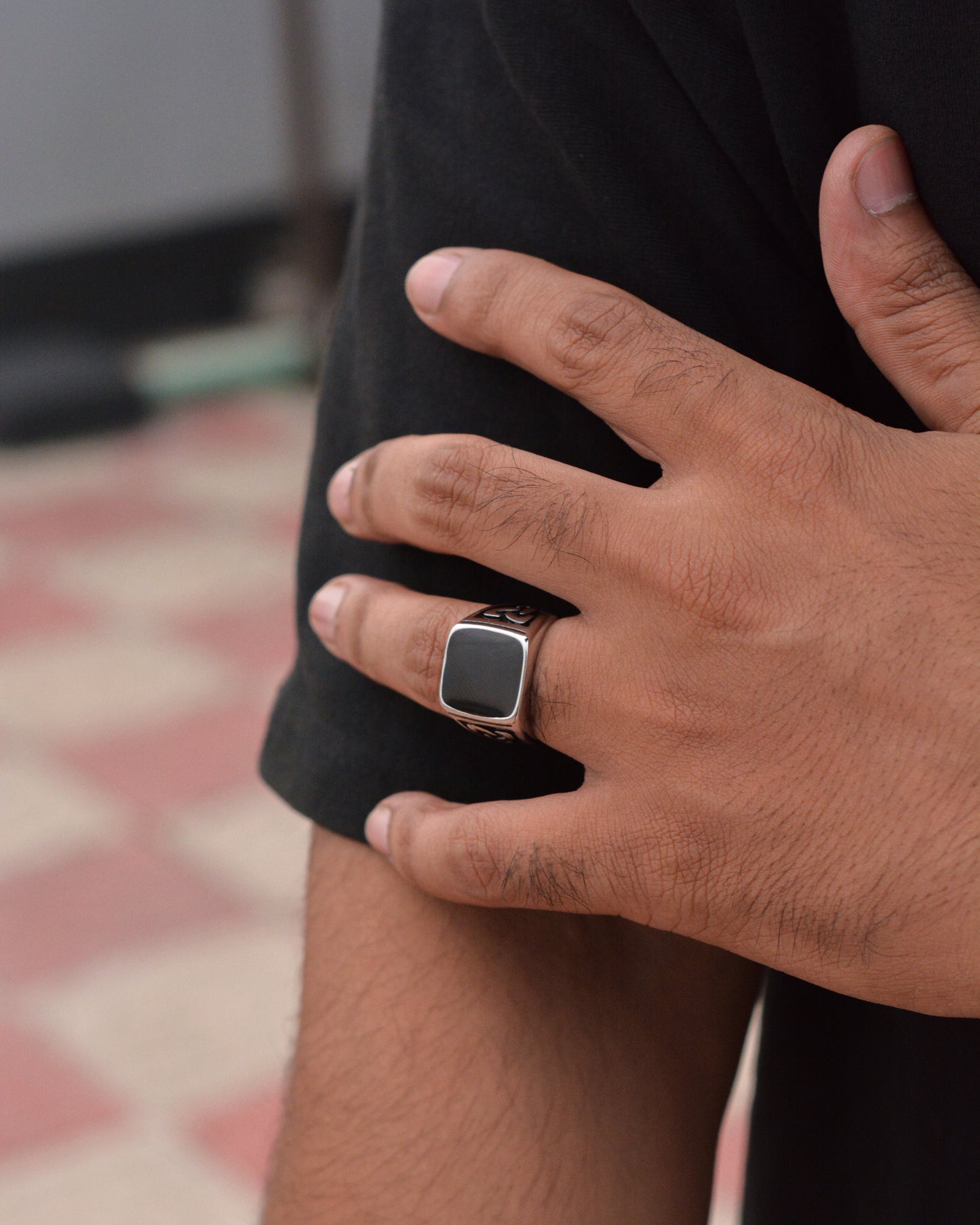 Obsidian Sovereign Ring