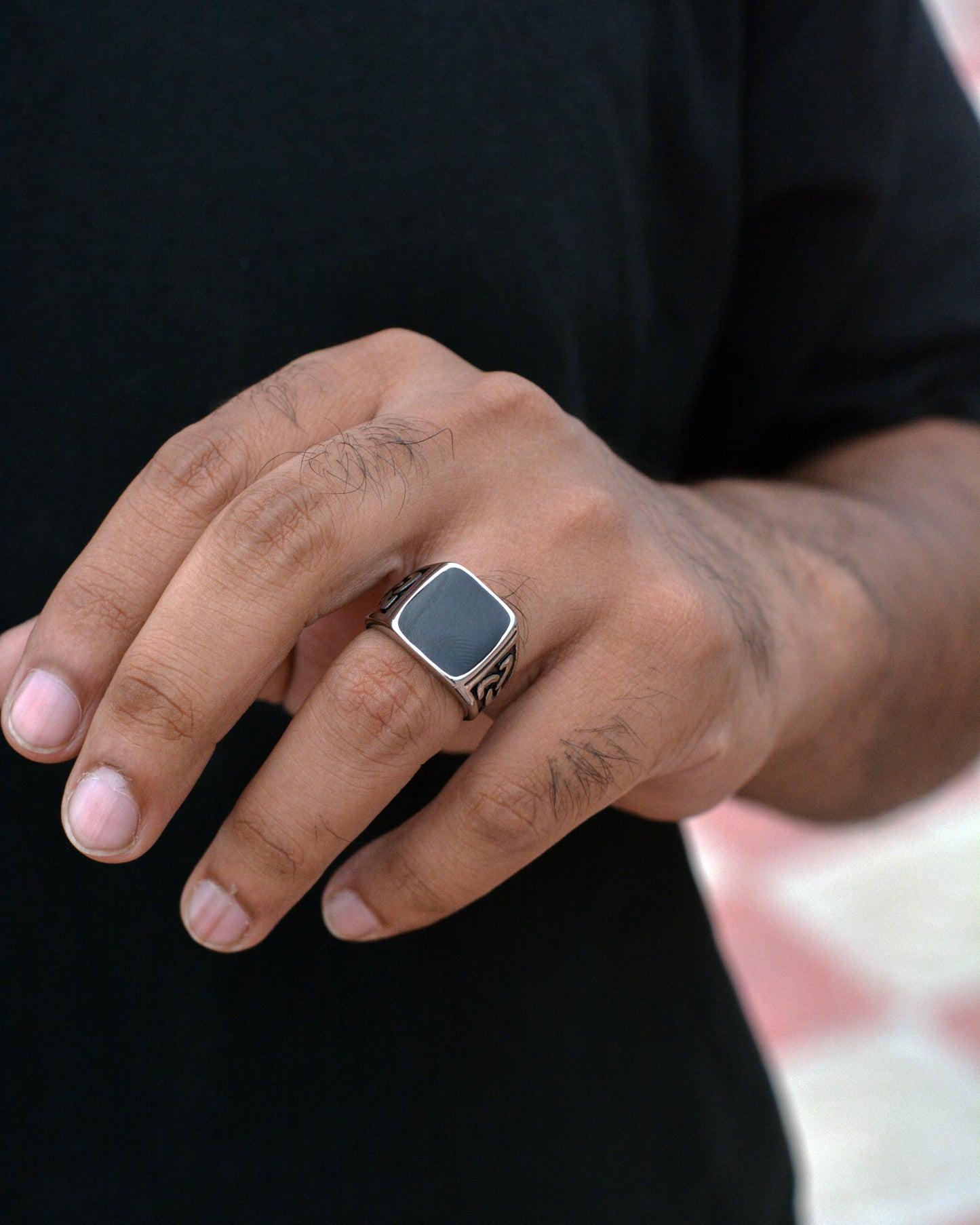 Obsidian Sovereign Ring