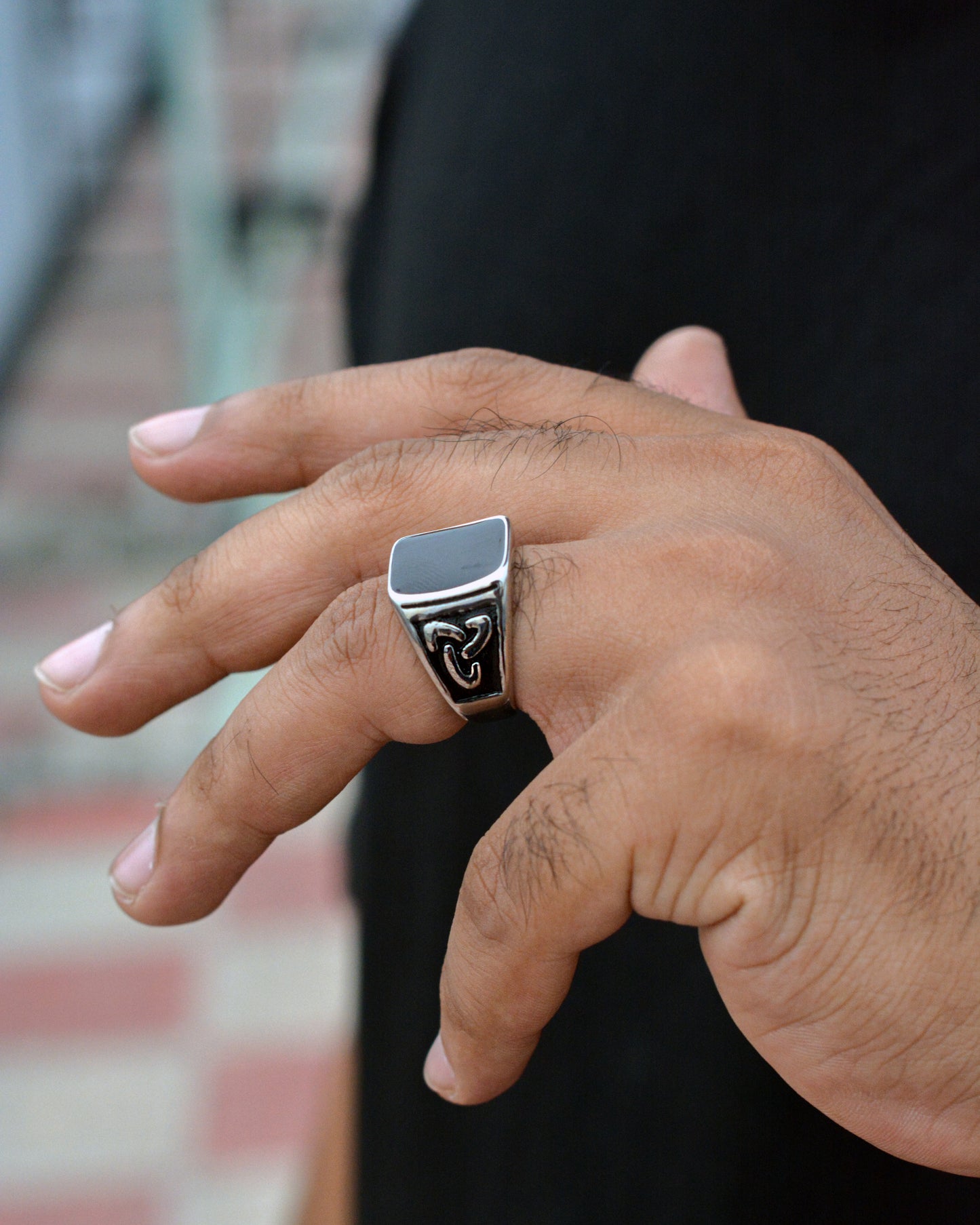 Obsidian Sovereign Ring