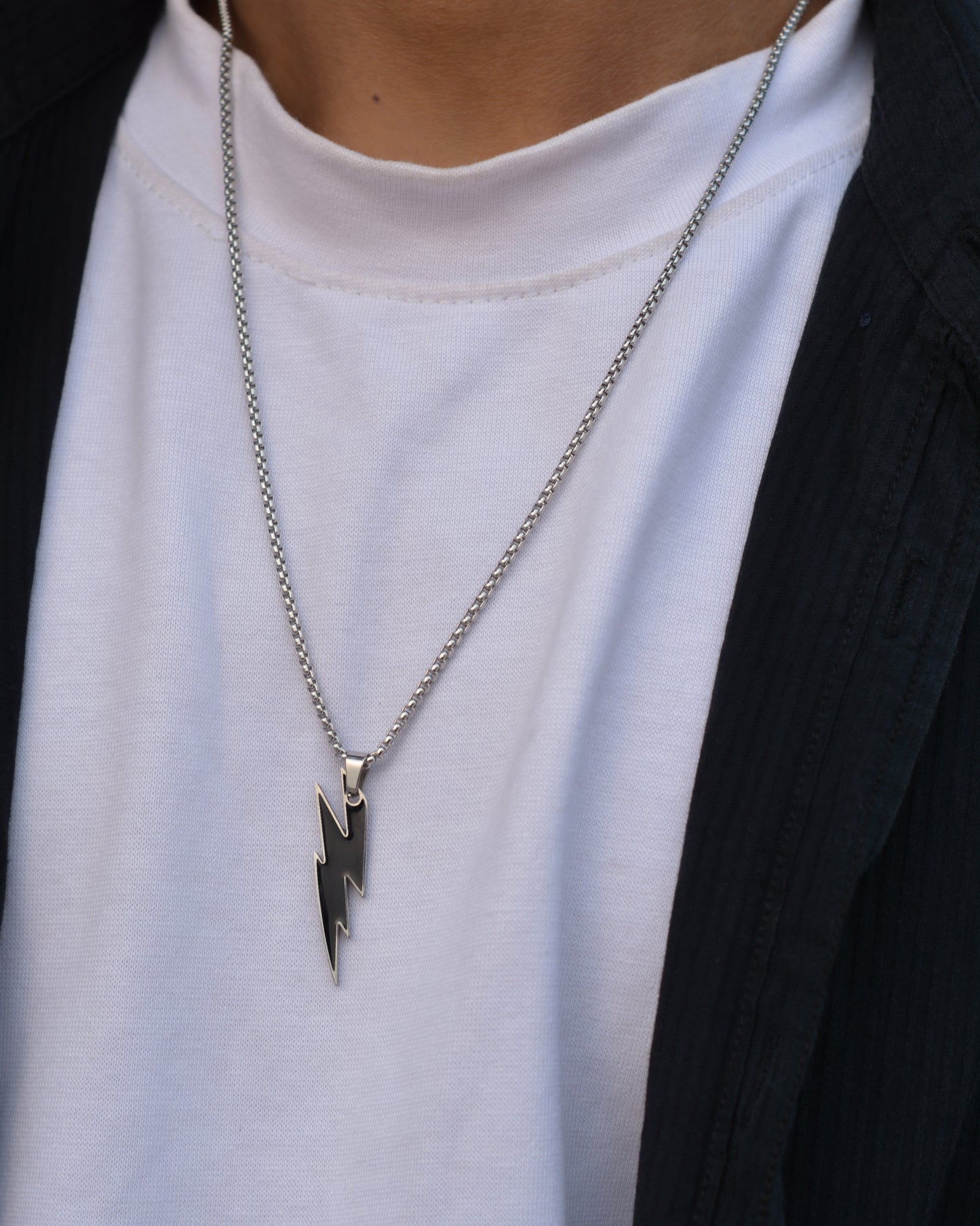 Celestial Thunderbolt Pendant Necklace