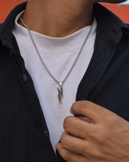 Celestial Thunderbolt Pendant Necklace