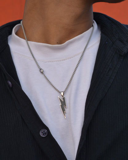 Celestial Thunderbolt Pendant Necklace