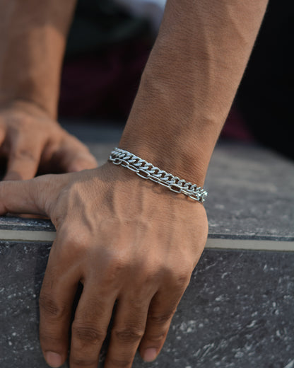 Silver Grace Duo Bracelet