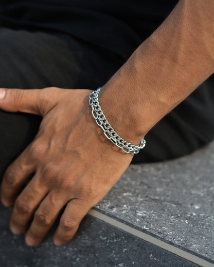 Silver Grace Duo Bracelet