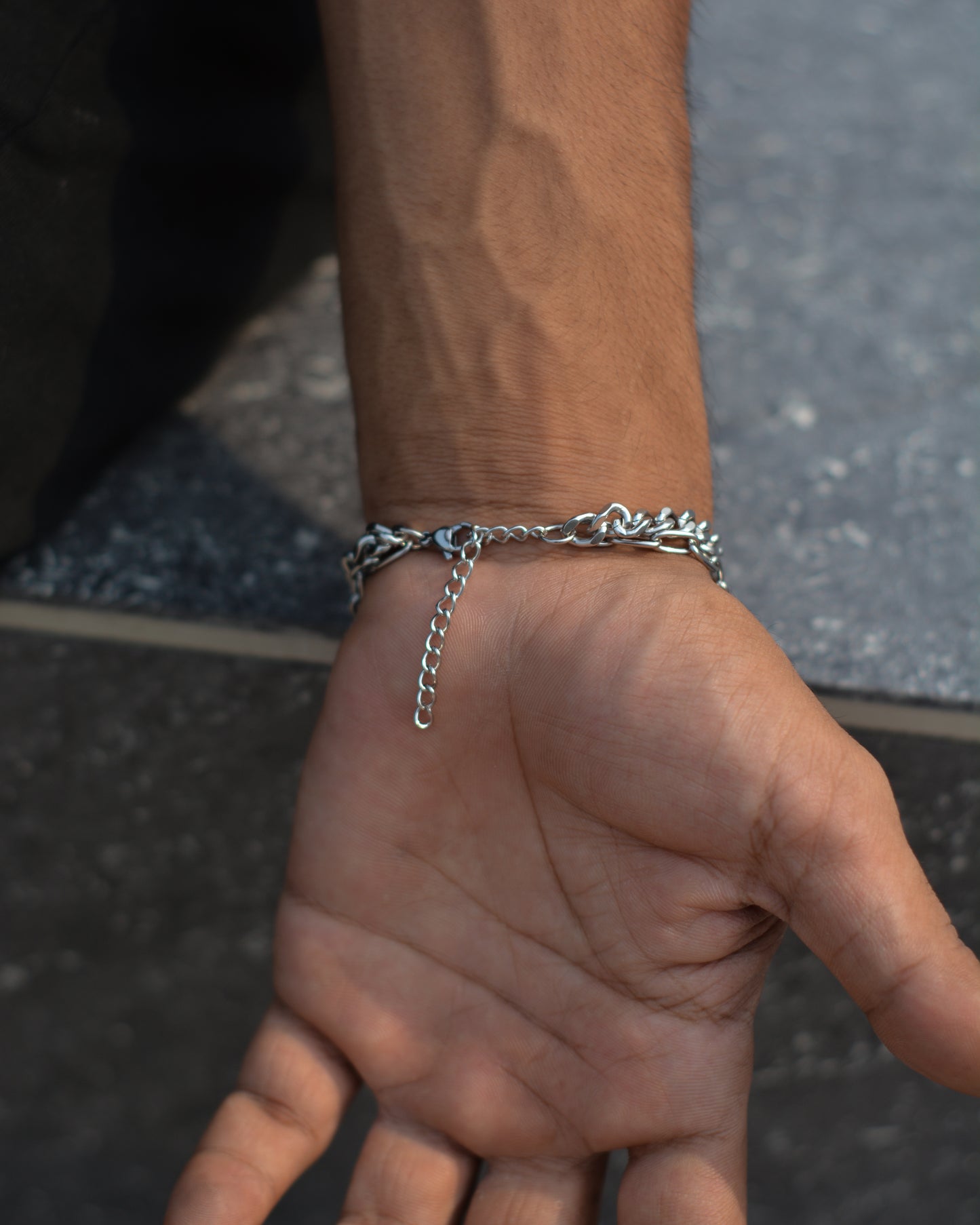 Silver Grace Duo Bracelet