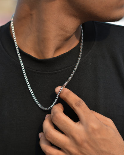 Silver Box Chain