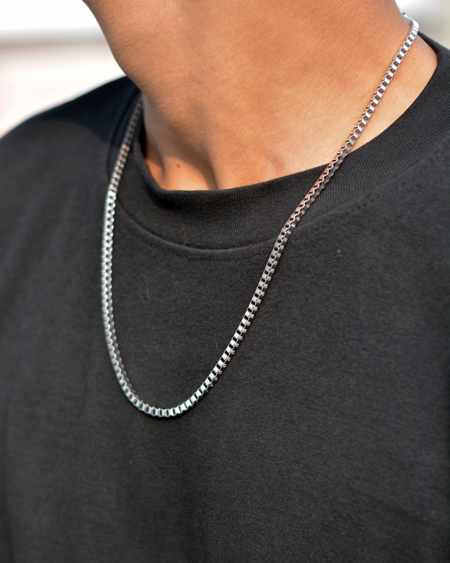 Silver Box Chain