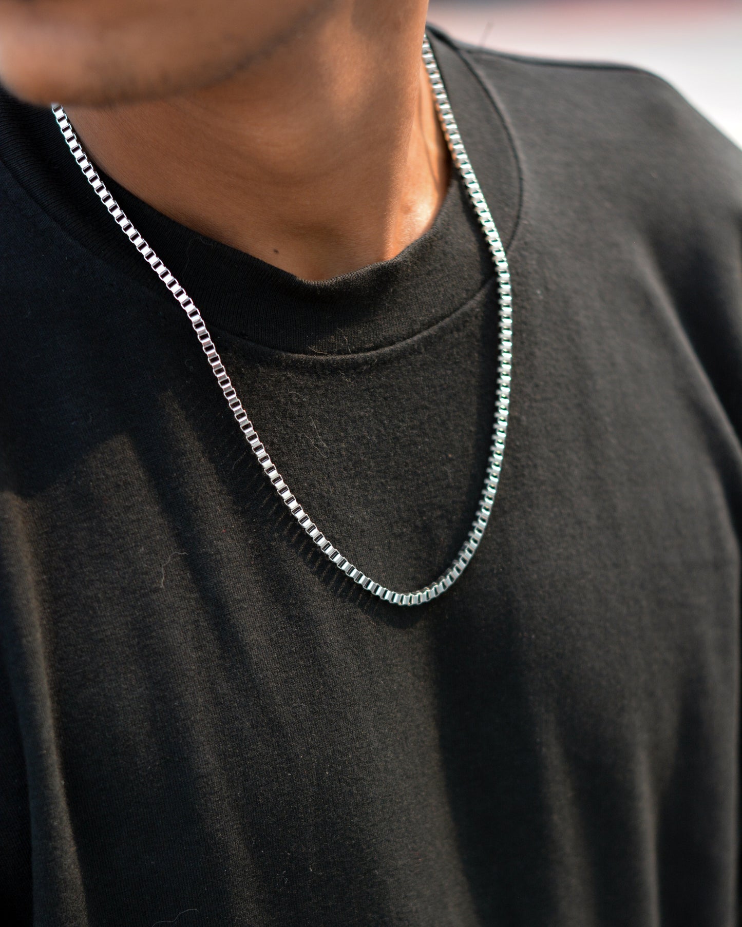 Silver Box Chain