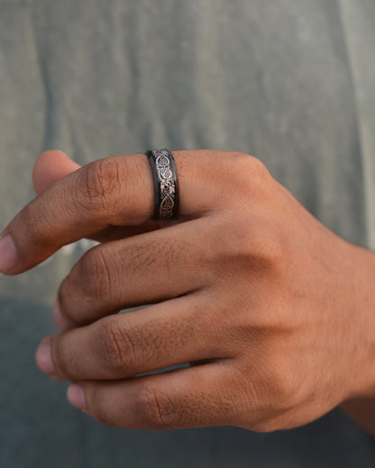 Celtic Dragon Band Ring