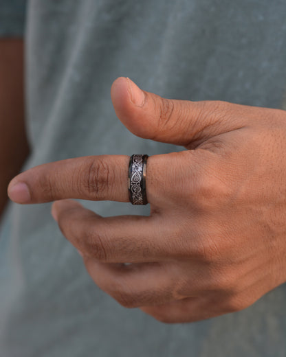 Celtic Dragon Band Ring