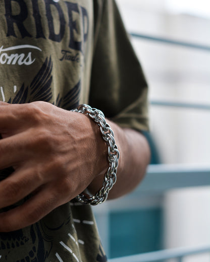 Silver Whirl Bracelet