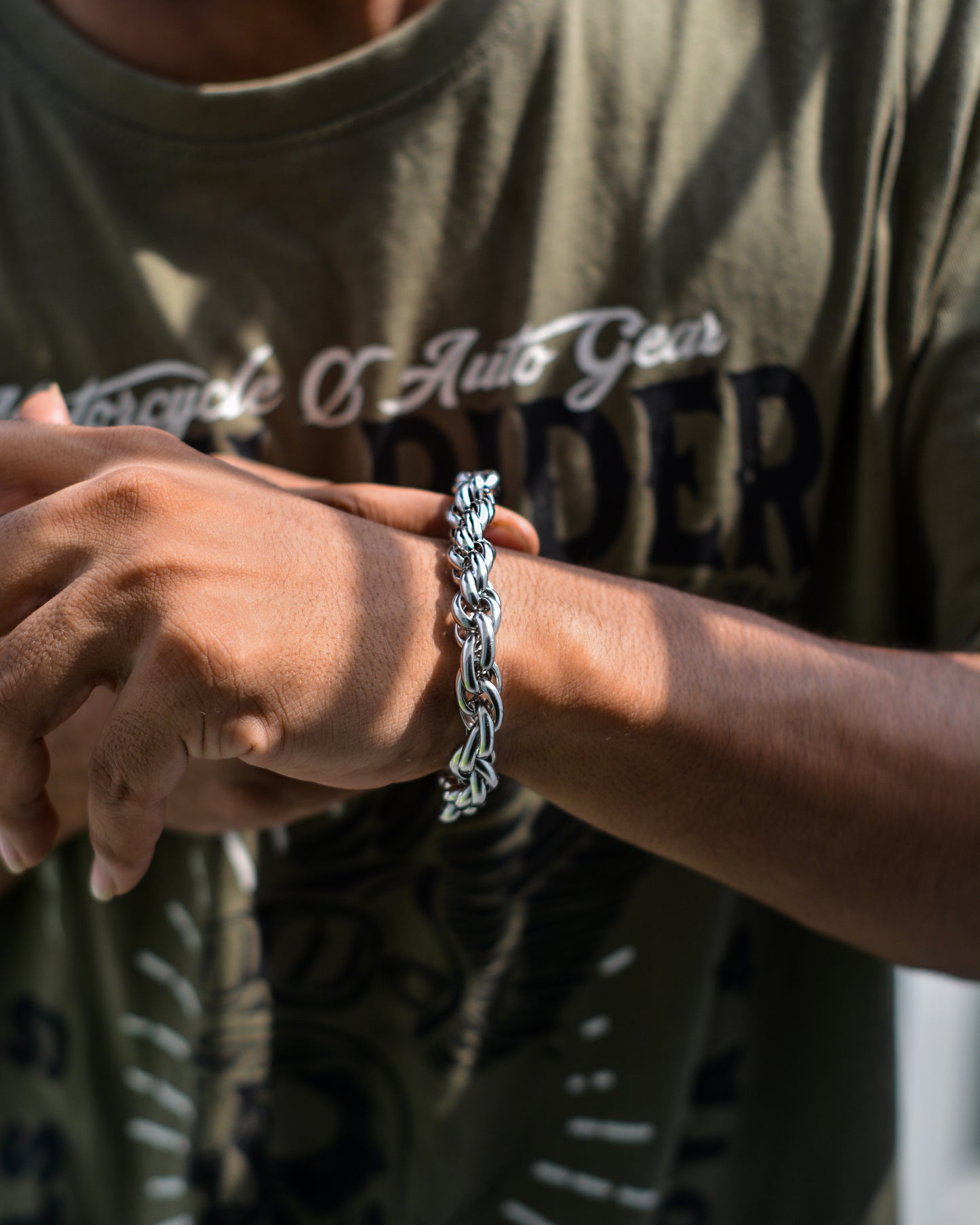Silver Whirl Bracelet