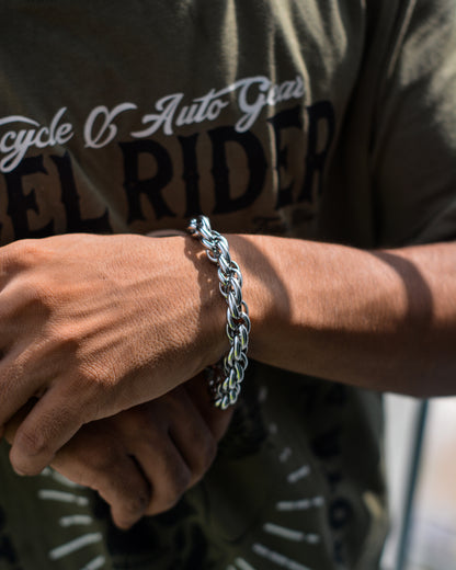 Silver Whirl Bracelet