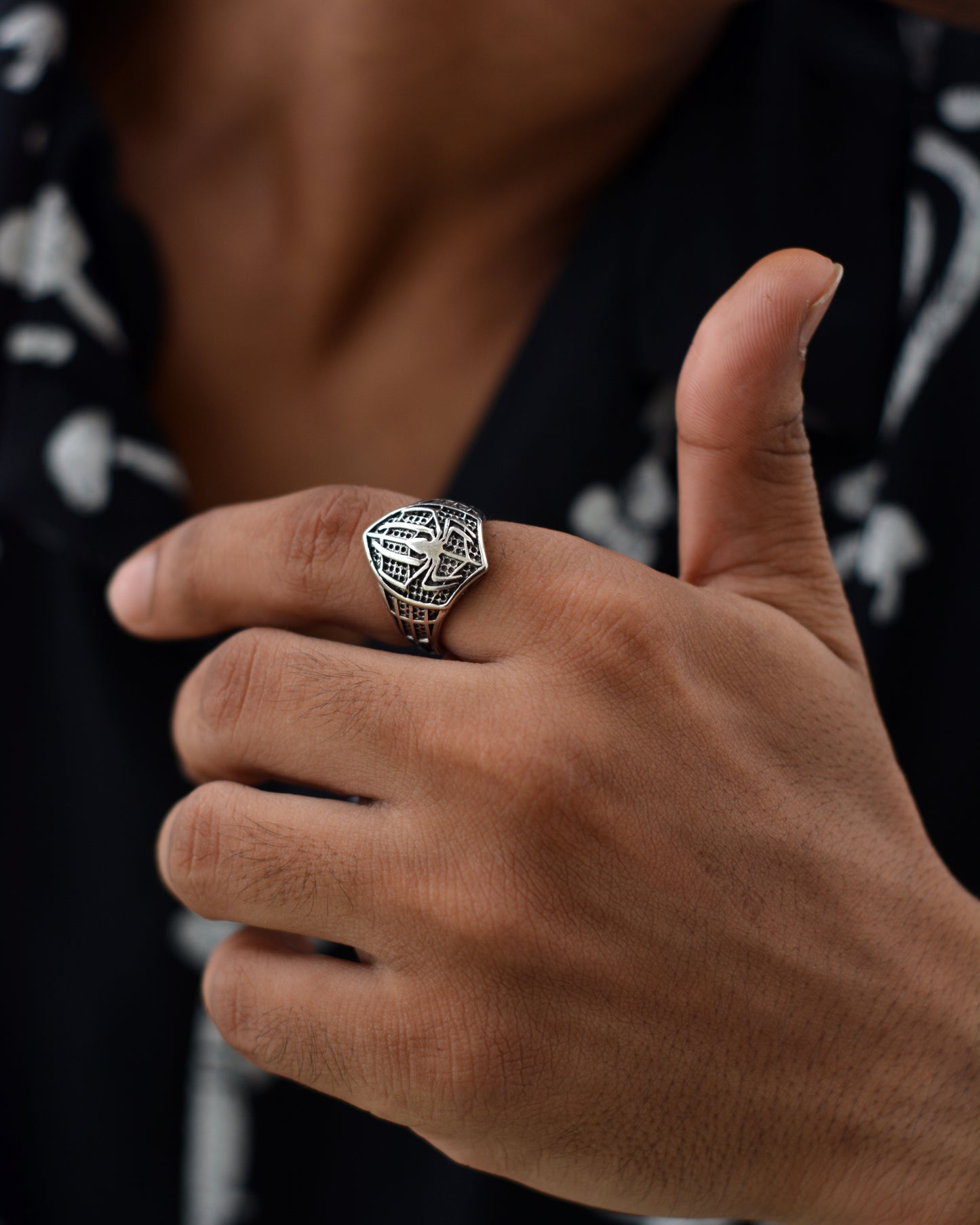 Spider-Man Emblem Ring