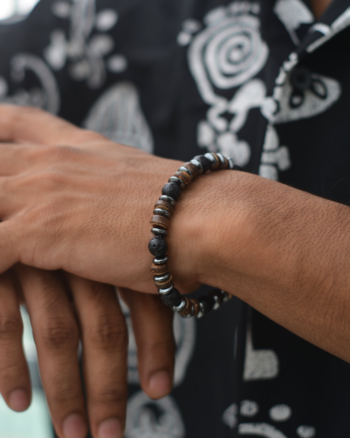 Onyx Thread Bracelet